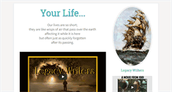 Desktop Screenshot of legacywriters.org