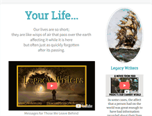 Tablet Screenshot of legacywriters.org